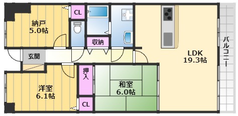 Kハーモニー和泉の間取り