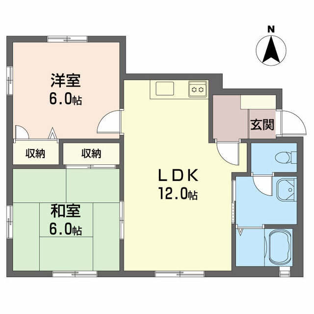 アネックス・Ｉ　Ａ棟の間取り