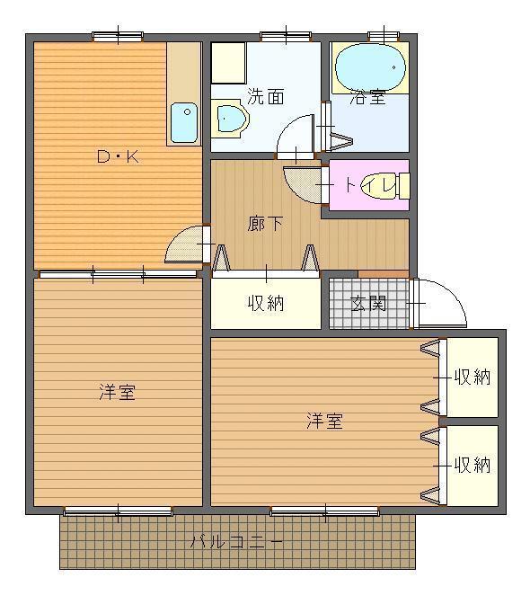 ＬＯＦＴクアトロの間取り