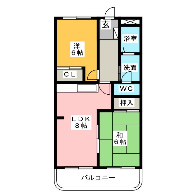 【ラメール華の間取り】