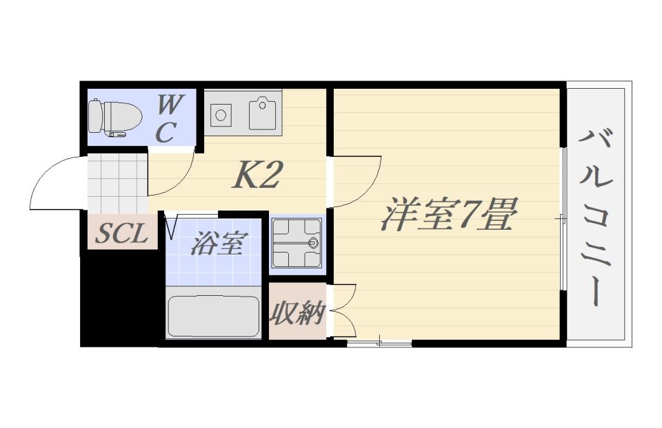 平之町イズミビルの間取り