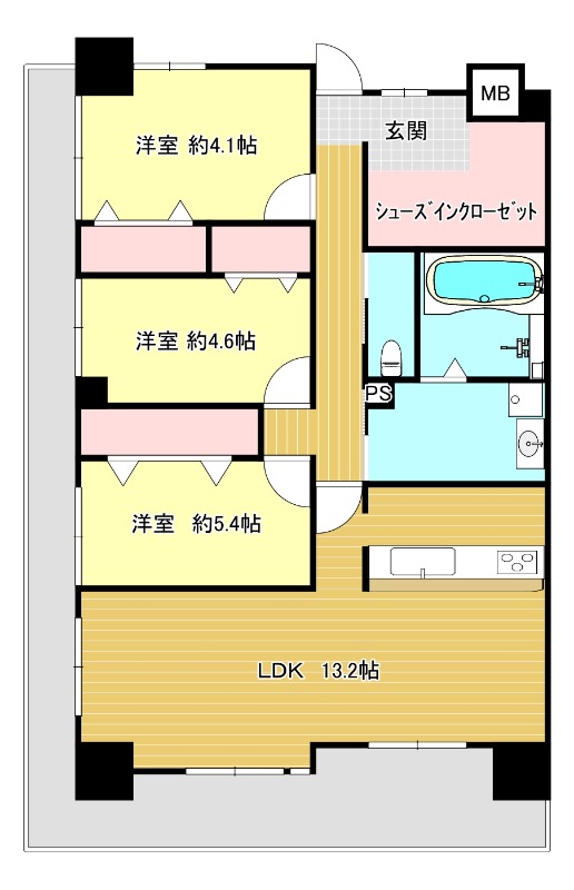 【グリーン・ヒルの間取り】