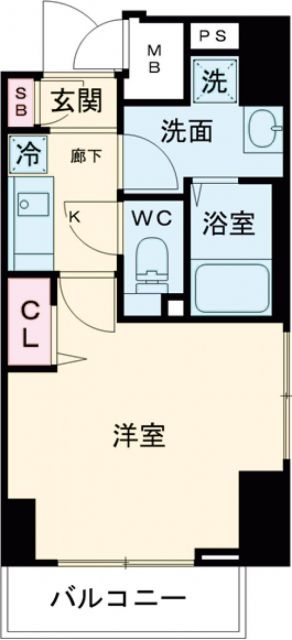 ロメック錦糸町の間取り