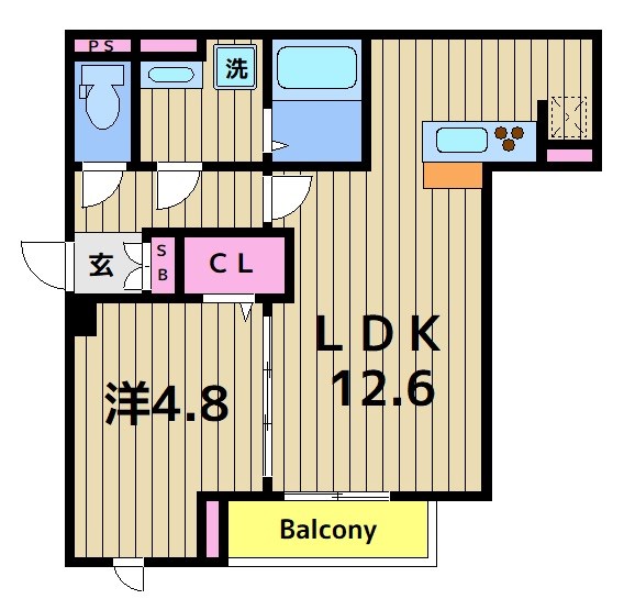 グラナーデ西亀有の間取り