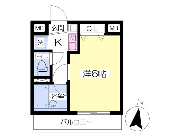 さいたま市北区日進町のマンションの間取り