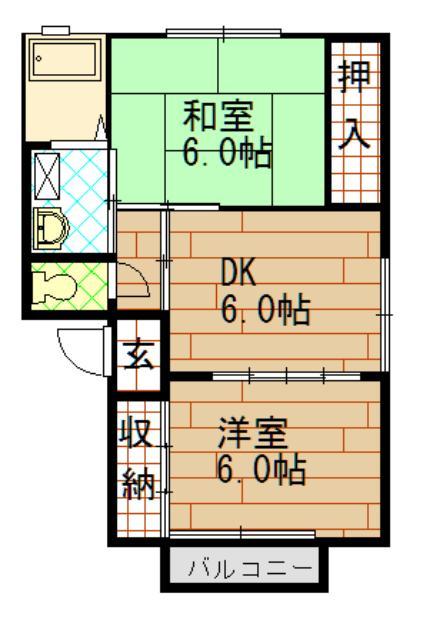 セフィラ福田町　五番館の間取り