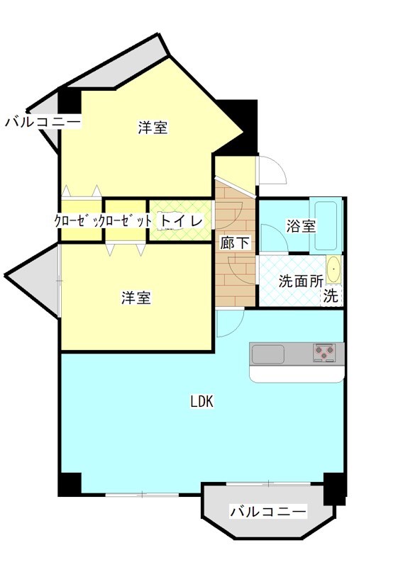 オールセインツの間取り