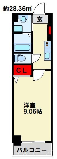 MDI Vista mare門司駅前（地番）の間取り