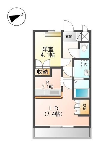 フィールドコート　たつざわの間取り