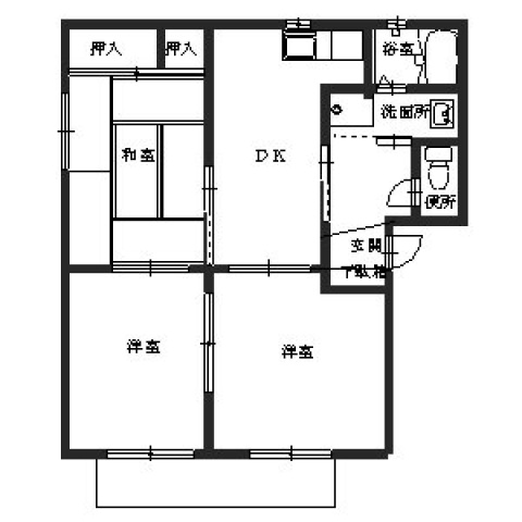 サニーコート半田の間取り