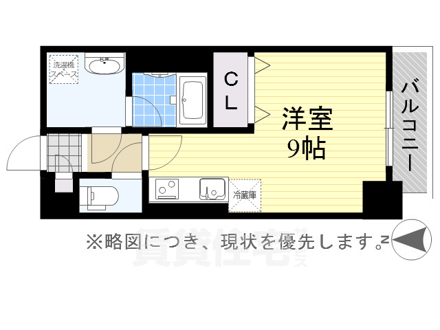 名古屋市中川区西日置のマンションの間取り