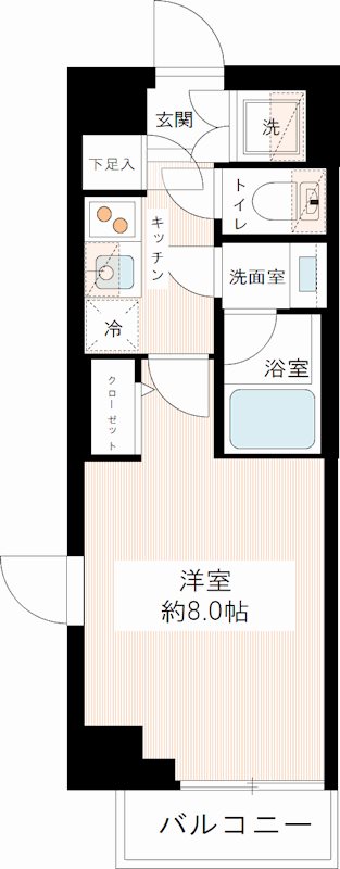 ＭＡＸＩＶ北千住の間取り