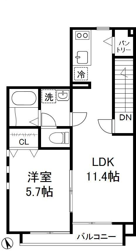 由比ヶ浜HALEの間取り