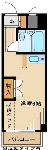 立川市高松町のマンションの間取り