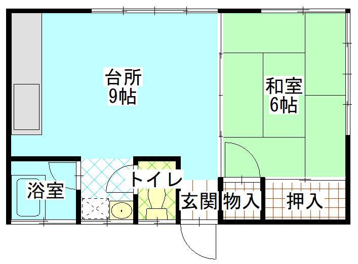 エルミタージュ浜田の間取り