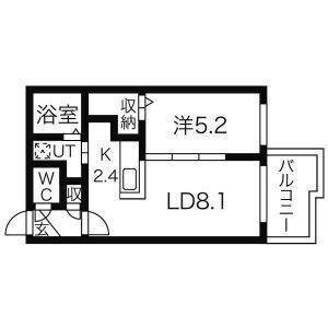 ブランコ白石の間取り