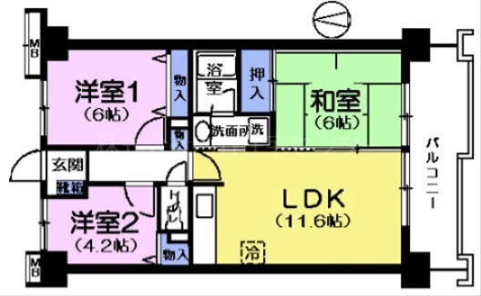 アプローズ大泉学園15の間取り