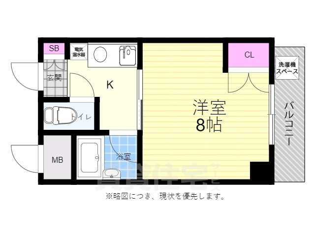 GRACIEUX河原町（旧グラシオンカワラマチの間取り