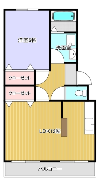 グランベールＪＩＮの間取り