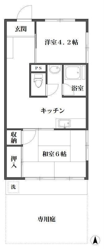 さくらコーポの間取り