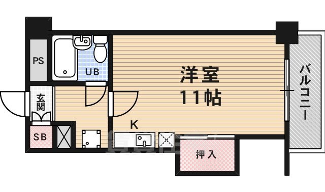 soleado西大路五条の間取り