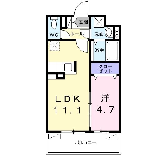 ネストージュの間取り