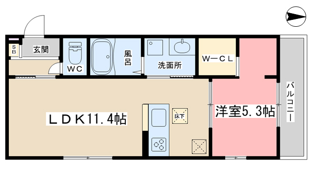 アドラブールの間取り