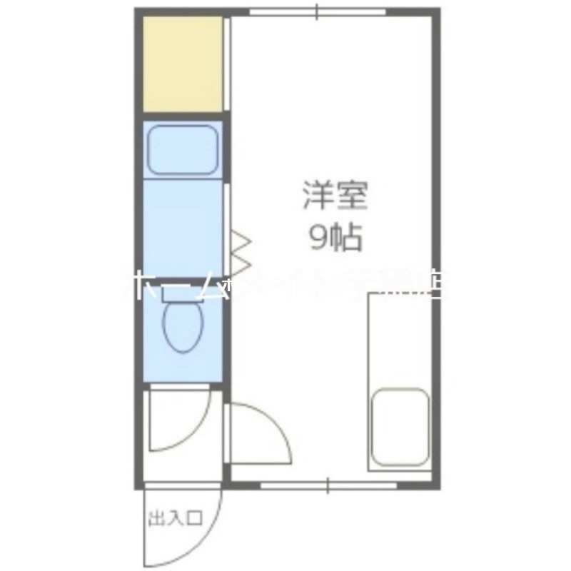 札幌市手稲区前田九条のアパートの間取り