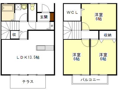 Ｍａｉｓｏｎ　Ｓｙｍｐｈｏｎｙ　Ｂ棟の間取り