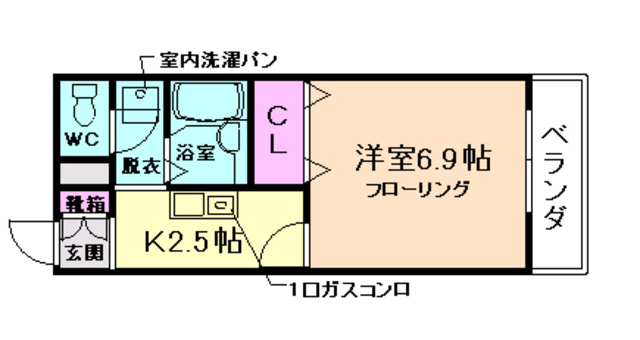 アムール花の間取り