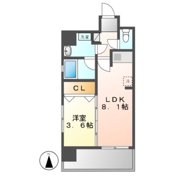 カレント茶屋が坂の間取り