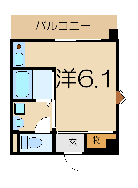 セントラル深田の間取り