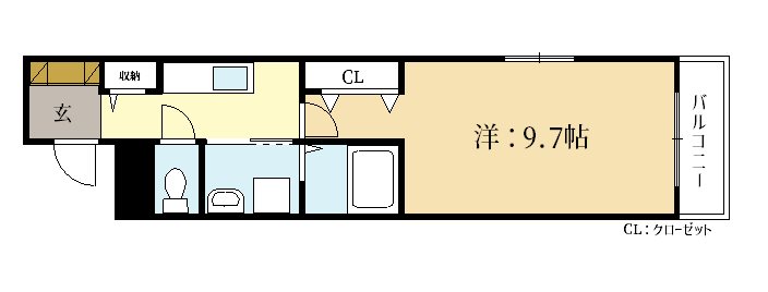 メゾン　ド　シュシュの間取り