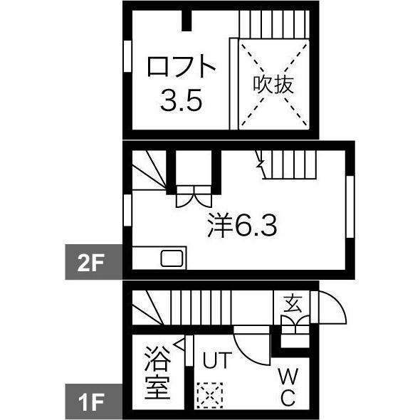 LE COCON新川町II(促進プラン利用可)の間取り