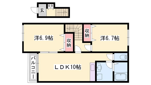 ハッピーヒルの間取り