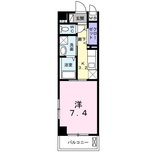 かりゆし　ハーモニー（Ｄ）の間取り