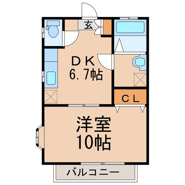 エスポワール新川　２の間取り