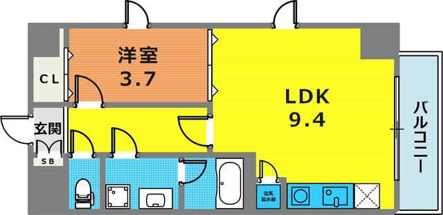 モアライフ魚崎の間取り