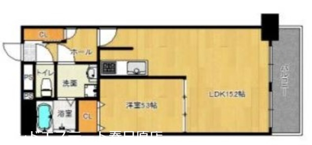 太宰府市五条のマンションの間取り