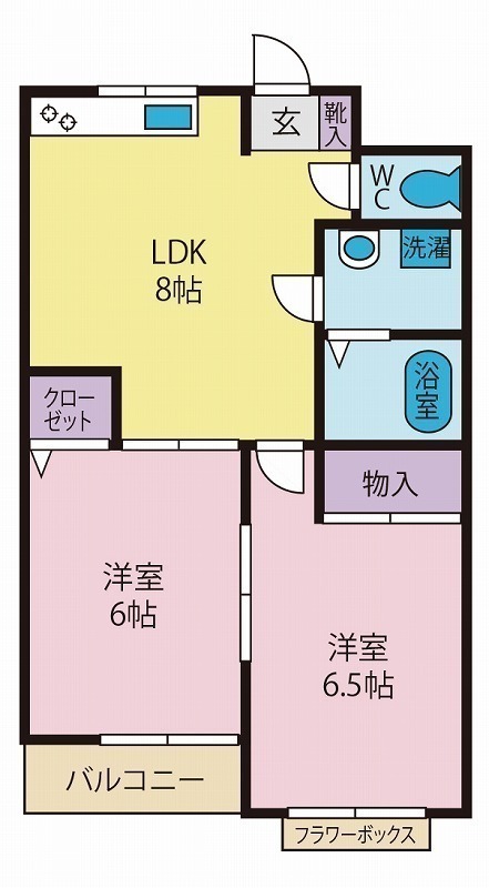 エトワールMの間取り