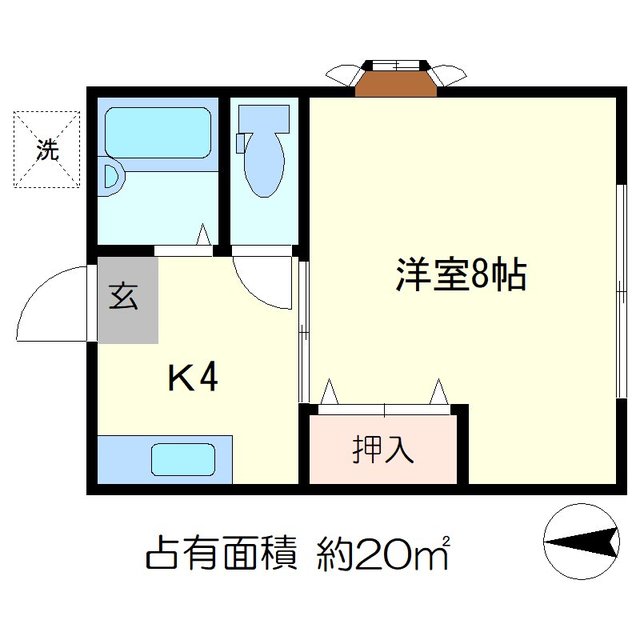 メゾン白水の間取り