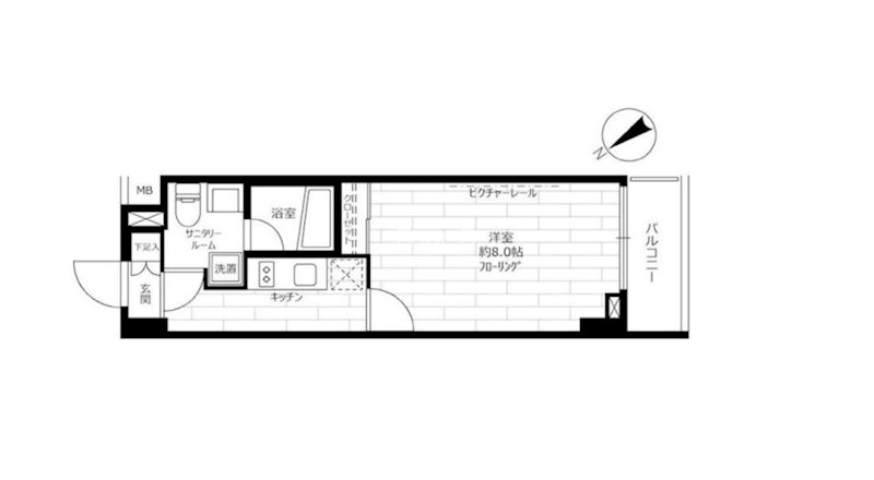 ステージグランデ茅場町の間取り