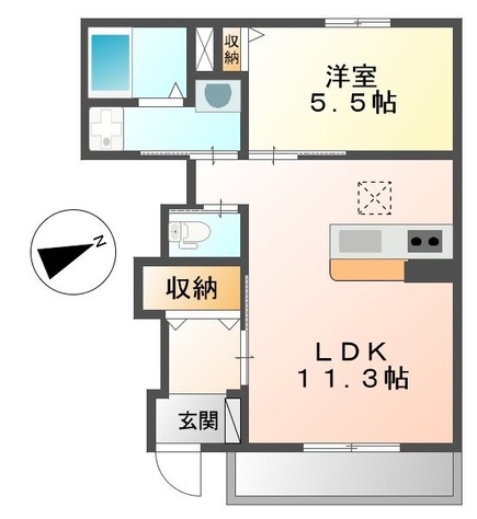 レガートIの間取り