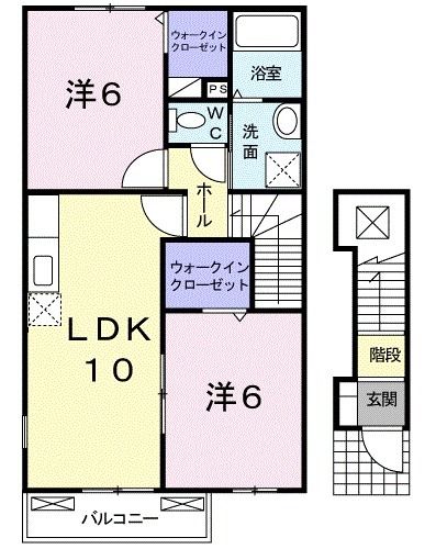 カルム・アルモニー・Ｋ　IIの間取り