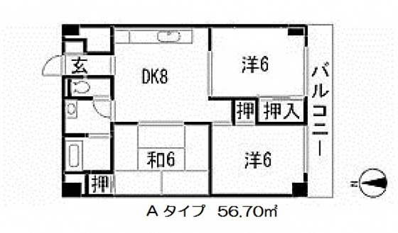 幟町熊本ビルの間取り