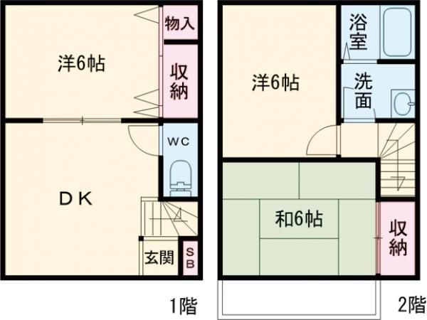 ルーミー行田の間取り