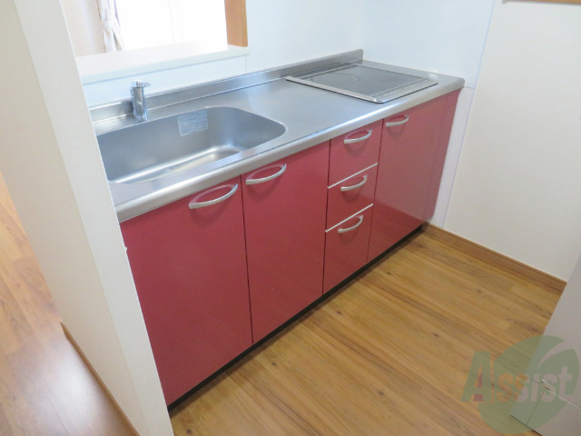 キッチン　こちらがキッチンです。料理作るのが楽しみです。