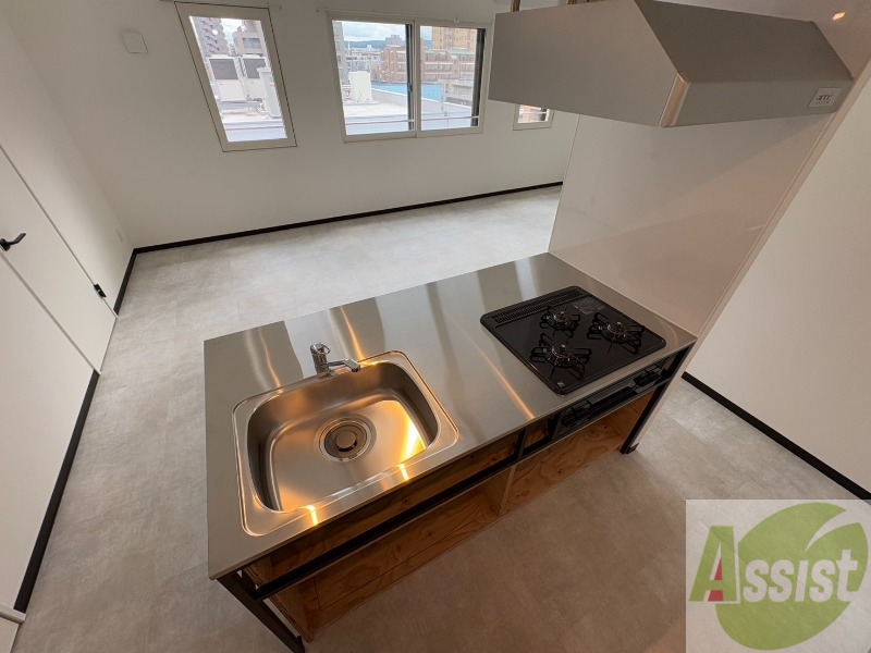 キッチン　システムキッチンなので、すぐお料理に使えます！