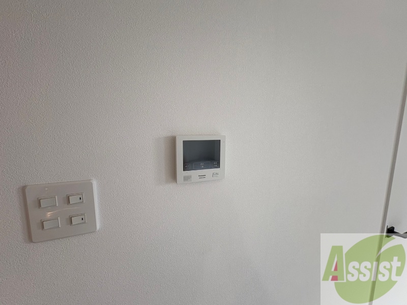 セキュリティ　インターホンです。オートロック付きで安心のマンションです。