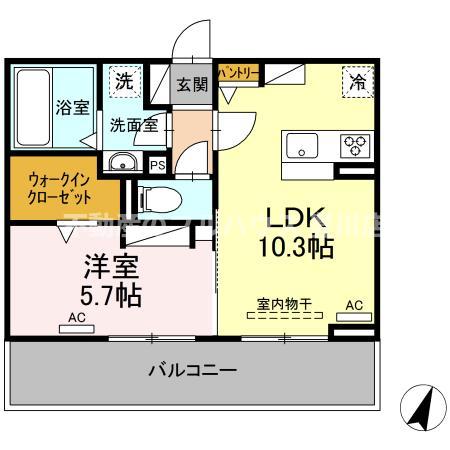 ミエル ノールの間取り写真
